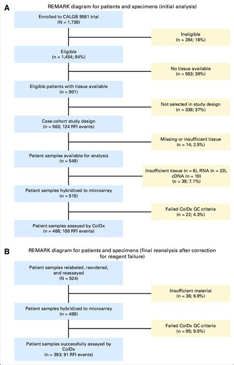 A Remark Diagram For Patients And Specimens Initial Analysis B Download Scientific