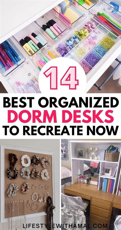 How To Organize Small Dorm Desk Dorm Desk Organization Ideas Artofit