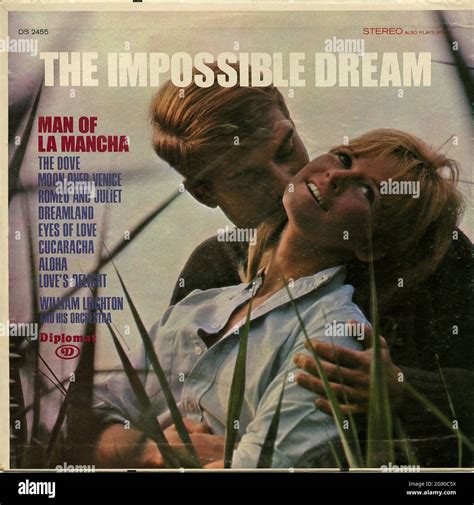 The Impossible Dream - Vintage Vinyl Record Cover Stock Photo - Alamy