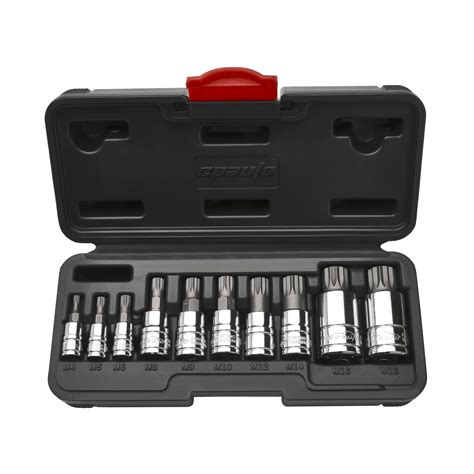 Snapklik Piece Xzn Triple Square Spline Bit Socket Set