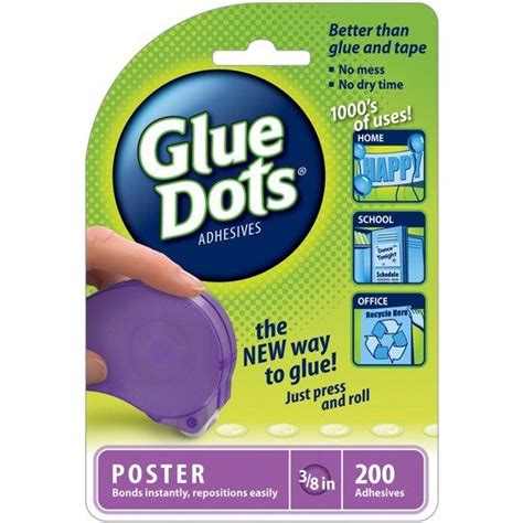 Glue Dots Poster Dot Disposable Dispenser Clear Dots