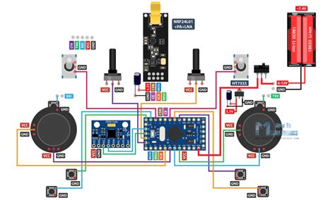 Channel Rc Transmitter Circuit Diagram