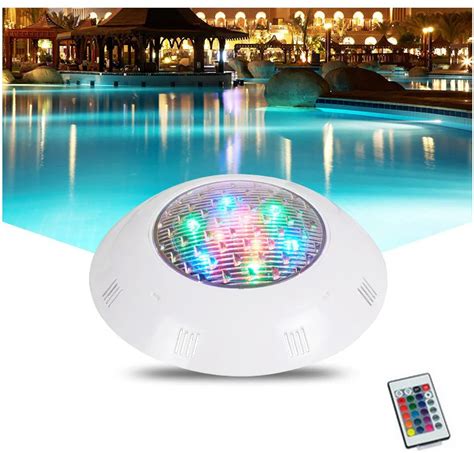 9W 12W RGB Round LED Underwater Light IP68 Swimming Pool Fountain