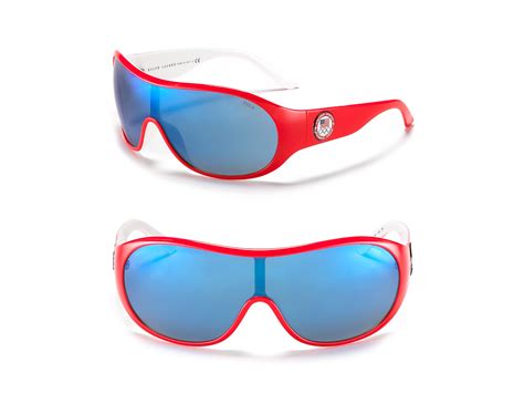 Lyst Polo Ralph Lauren Olympic Shield Sunglasses In Blue For Men