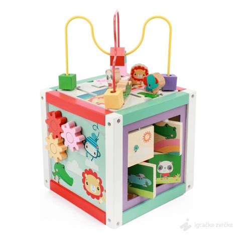 Fisher Price Edukativna Drvena Kocka U