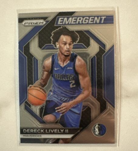 Panini Prizm Dereck Lively Ii Rc Rookie Emergent Insert