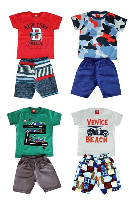 Kit Lote Conjunto Infantil Roupa Menino Atacado Ao Mercado Livre