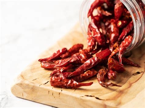 Premium Photo Dried Red Hot Chili Peppers