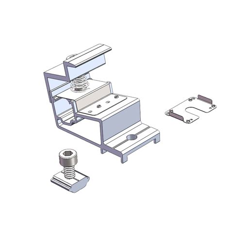 Solar Ballasted Mounting System10 Front Leg Kit Aluminium Structures