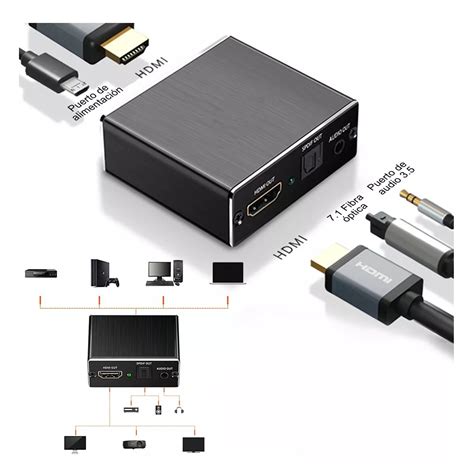 Convertidor Extractor De Audio Hdmi K Eo Safe Imports Esi Color