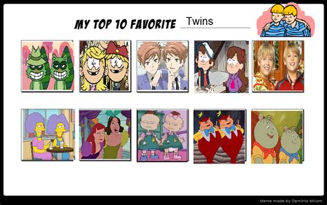 Top 10 Favorite Twins By Cmara On Deviantart