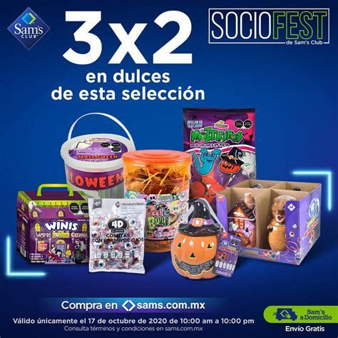 Sams Club Horas Extraordinarias Socio Fest De Octubre