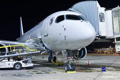 Airbus A220 300 Air France F HPNE 27 12 23 LFPG Maxime Arnaudon