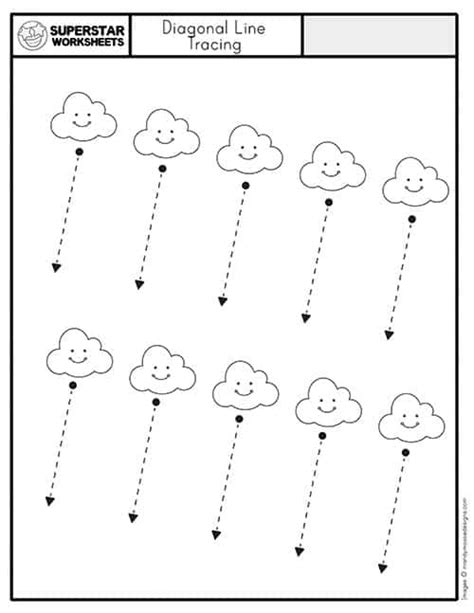 Tracing Lines Worksheet Superstar Worksheets