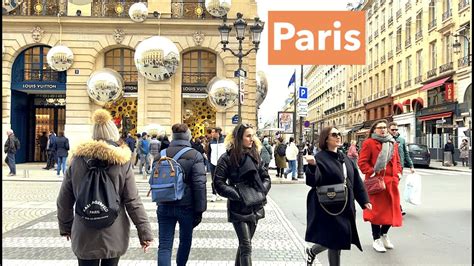 Paris France HDR Walking In Paris February 2023 4K HDR 60 Fps