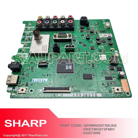 Sharp Lc Dc M Mainboard Unit Part Code Qpwbng Wjn Dkeymg Fm