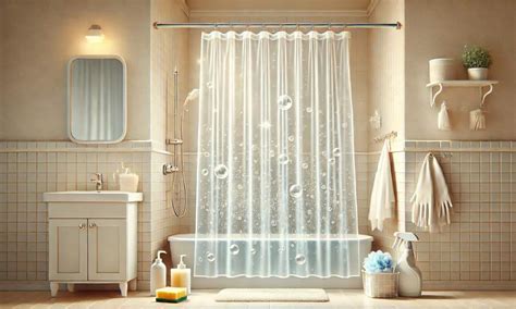 how to clean shower curtains plastic