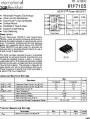 Irf Tr Datasheet V Dual N And P Channel Hexfet Power Mosfet In