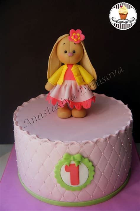 Зайка Ми и торт с черепашками 1st Birthday Cake, How To Make Cake ...