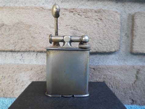 Rare Vintage Clark Lift Arm Cigarette Lighter 18k Gold Electro Plate