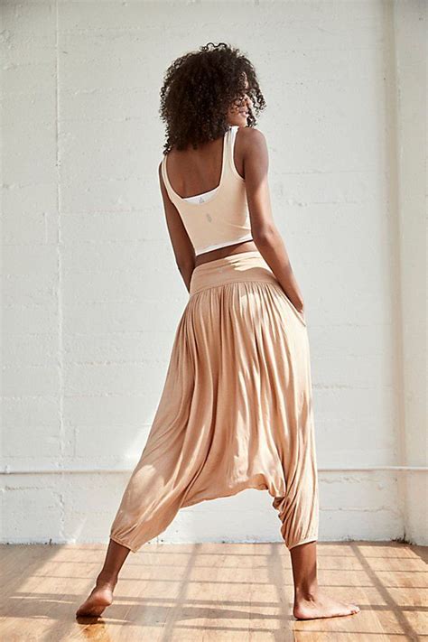 Feel Good Harem Pant In Flowy Design Harem Pant Wide Leg Pants