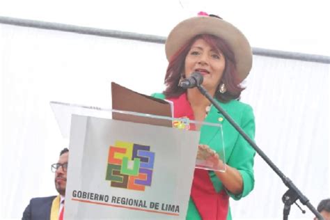 Gobernadora Rosa V Squez Lima Provincias Ser Moderna Pr Spera E