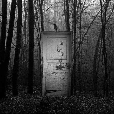 Creepy Door In The Woods Creepy Dark Haunting