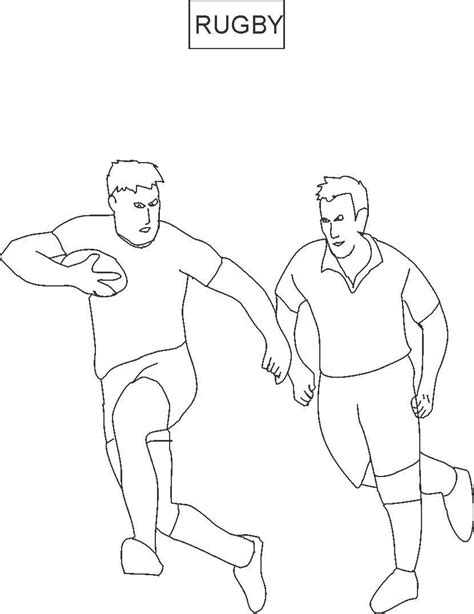 Printable Rugby Coloring Pages Pdf Free Coloringfolder