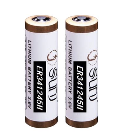 High Capacity Li Socl2 Non Rechargeable 3 6V 35ah Battery Er341245h For