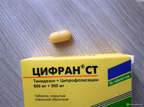 Антибиотик Sun Pharma Цифран СТ - «Цифран СТ: применение после удаления ...