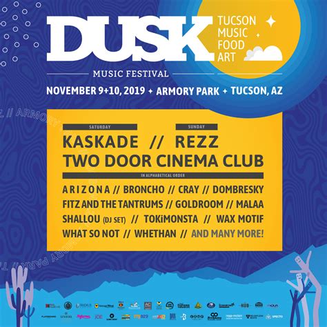 Buy Tickets to Dusk Music Festival 2019 in Tucson on Nov 09, 2019 - Nov ...