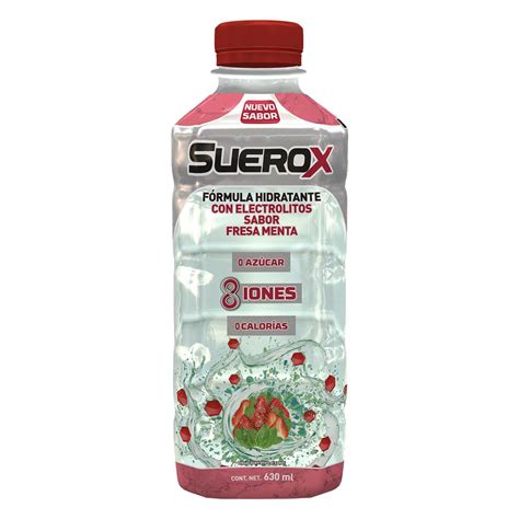 Suerox Adulto 8iones Fresa Menta 630 Ml