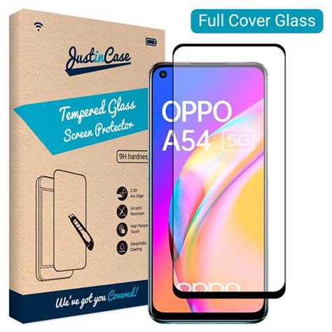 Just in Case Verre Trempé Edge to Edge Protection d écran Oppo A54 A74