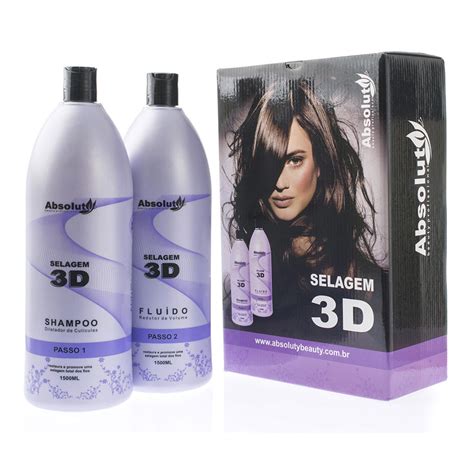 Qual A Melhor Selagem Profissional - Absoluty Beauty 3d Selagem Profissional 1500 ML - Carrefour