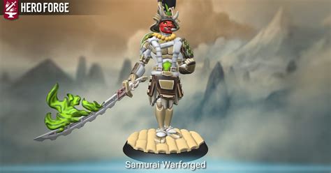 Samurai Warforged Made With Hero Forge