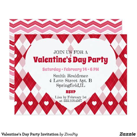 Valentine Party Invitation Template