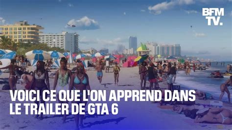 GTA 6 Voici Ce Que L On Apprend Dans Le Premier Trailer