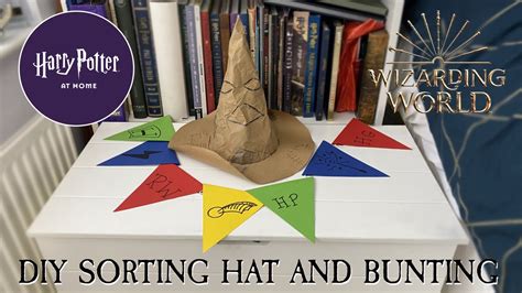 Diy Hogwarts Sorting Hat And Harry Potter Bunting Wizarding World