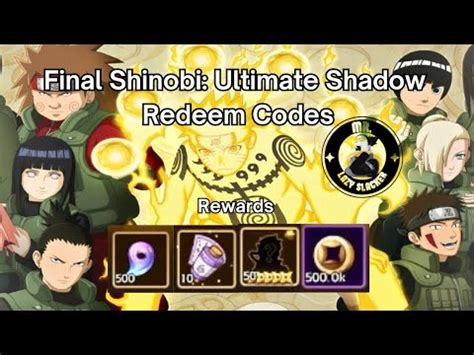 Final Shinobi Ultimate Shadow Redeem Codes YouTube