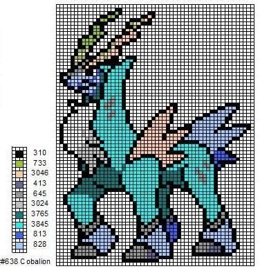 Cobalion By Cdbvulpix On Deviantart Pokemon Cross Stitch Pokemon