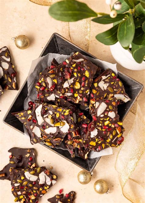 Dark Chocolate Bark | Living Chirpy
