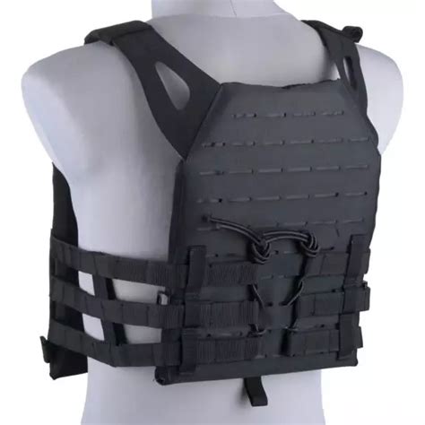 Gfc Tactical® Jump Laser Cut Tactical Vest Black