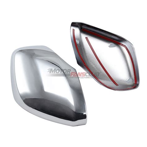 Pair Chrome Side Rear Mirror Cover ABS For Infiniti QX56 QX80 4 Door