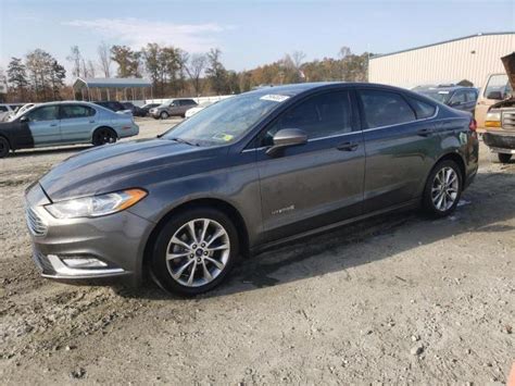 2017 Ford Fusion Se Hybrid For Sale Sc Spartanburg Mon Feb 12 2024 Used And Repairable