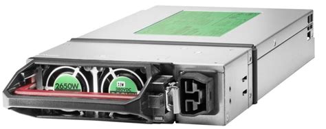 HPE 2650W HVDC Hot Plug Power Supply Kit شرکت ایده آل شبکه فروش انواع سرور و تجهیزات ذخیره