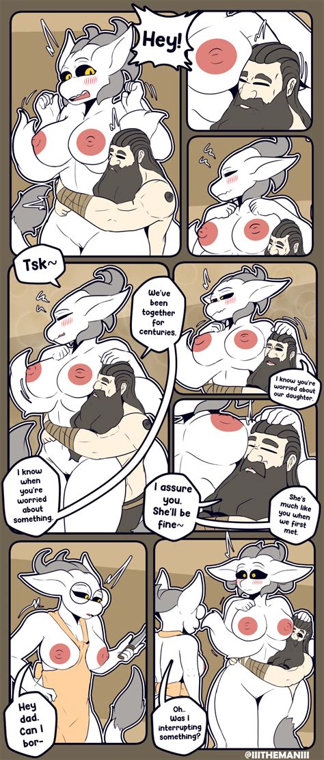 Rule 34 2024 Absurd Res Anthro Apron Beard Big Breasts Blush Breasts Clothed Clothing Comic