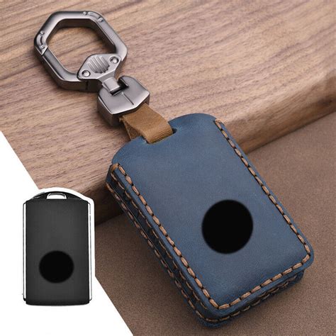 Leather Car Key Fob Case Cover For Volvo S60 S80 S90 C30 XC60 XC90 XC40