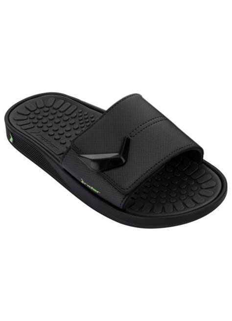 Chinelo Rider Infinity Fuse Slide Preto Multimarcas