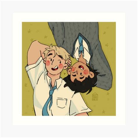 Heartstopper Nick And Charlie Art Print For Sale By Hausmakesss