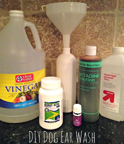 How To Make Your Own Dog Ear Cleaning Solution